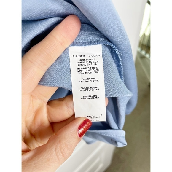 Karen Kane Costa Palmas Ruffle Sleeve Top *read description* - Picture 10 of 15